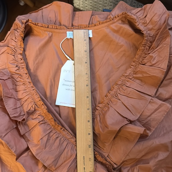 Ivy City Co Ginger Ruffle Midi Dress - Picture 7 of 8